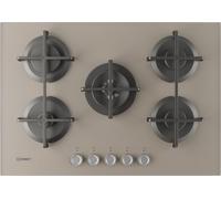 Indesit Piano cottura gas 5 zone ING 72T TD 1 Tortora (75cm)