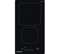 Indesit Piano Cottura Induzione da Incasso 2 Fuochi Larghezza 28 cm in Vetroceramica colore Nero - IS 19Q30 NE