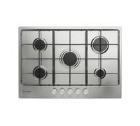 Indesit THP 752 IX/I 1 piano gas inox 75cm 5 fuochi griglie smaltate Indesit