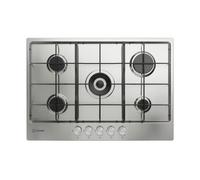 Indesit THP 752 W/IX/I 1 Acciaio inossidabile Integrato 75 cm Gas 5 zona(e) - Nouvo