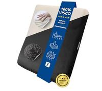 INDESMED Cuscino antidecubito viscoelastico - Antiscivolo impermeabile per sedia a rotelle, ufficio, auto - Rivestimento lavabile - Cuscino ergonomico sieda memory foam, prodotto in Spagna