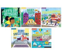Indestructibles Series Explore with Baby 5-Book Collection Set - Chew-Proof, Rip-Proof, Washable Books for Curious Babies - Let’s Go Outside!, Busy City, My Neighborhood, Home Sweet Home, Things That
