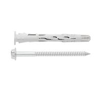 Index 184 TFUXE10080 - Index TFUXE10080-Taco di nylon universale alto rendimiento Taco cilindríca. Tornillo cabeza esagonale. Homologado ETE (10 x 80 Ø 10, 50 uds.)