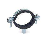 INDEX A PERFECT FIXING - ABICP140 [AB-ICP] Morsetto isofonico rinforzato, Acciaio zincato, 140 mm (M12+M16), Scatola da 25 pezzi