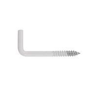 INDEX A PERFECT FIXING | AL-RO B [BZALROB1960] Gancio filettato laccato bianco - 19x60 (4,4 x 46 x 17) - Confezione da 10 unità