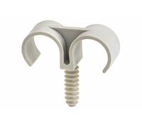 INDEX A PERFECT FIXING LSABTD018 Doppia Fascetta AB-TD INDEXring PVC, Acciaio, Tubo di Rame, Nylon, Diametro, Bianco, Durchmesser: 18 mm, Set di 4 Pezzi