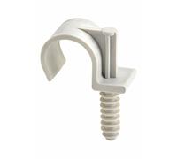 INDEX A PERFECT FIXING LSABTS018 Fascetta AB-TS INDEXring PVC, Acciaio, Tubo di Rame, Resistente ai Raggi UV, Nylon, Diametro, Bianco, Durchmesser 18 mm, Set di 6 Pezzi