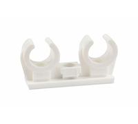 Index ABID012-Attacco doppio Clip nylon laton M-6 12-12 Ud. (Confezione da 50)