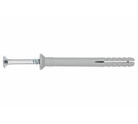 INDEX BZTCCA06040 - Blister. taco clavable de poliamida 6.6, premontado con tornillo rosca-arpon. taco con cabeza avellanada (6 x 40 6, 20 uds.) (Envase de 20 Ud.)
