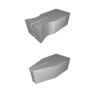 Index Card Mount for Benchy 3D Print Test Model - Minimalist Design Attachment