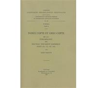 Index Copte Et Grec-copte De La Concordance Du Nouveau Testament Sahidique Cf. Vol. 124, 173, 183, 185. Subs. 16.: 196