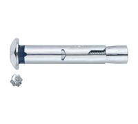 Index Fixing Systems BZACHINB08C Ancoraggio Antipioggia per carichi Collant, Argento, M6 x 45, Set di 2 Pezzi