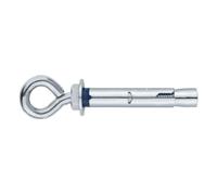 INDEX Fixing Systems CH-AR - Set di 100 tasselli anti-torsione per carichi alti, rivestimento zincato, M8 x 60 mm, diametro 10 mm