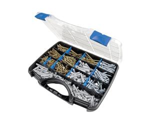 Index Fixing Systems MLTBOP101 Valigetta con 670 pezzi per fai da te, grigio