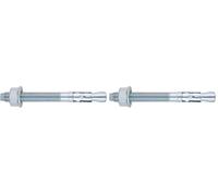 INDEX Fixing Systems MTA - Confezione da 100 ancoraggi maschio per carichi elevati, zincati, M10 x 140 mm, diametro 10 mm