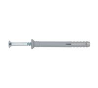INDEX Fixing Systems TC-CA-Confezione di 20 tasselli clavables, premontados con vite filettata arpione e testa svasata, rivestimento zincato, poliammide 6,6), VTCCA08060_