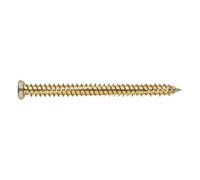 Index HP75112 - Vite per calcestruzzo testa piatta filettatura hi-lo punta diamante torx-30 bicromato 7,5 x 112