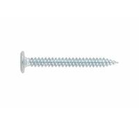 Index TFI4875-Vite testa cilindrica speciale ultra piatta attacco doppio filo di alluminio zincato 4,8 x 75