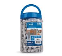 Index TN4S08EP - Contenitore in plastica, con perno in nylon, t4s, 08 x 040e, confezione da 500 pezzi