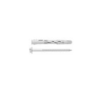 INDEX TNUXE08060 - Taco de nylon universal de alto rendimiento. cabeza hexagonal. homologado ete (8 x 60 8, 50 uds.) (Envase de 50 Ud.)
