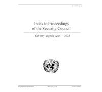 Index to Proceedings of the Security Council: Seventy-eighth Year, 2 (Tascabile)
