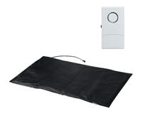 PENTATECH Zerbino con allarme a pressione Nero 95 dB 33620