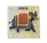India 3D elefante frigorifero magnete turistico souvenir viaggio adesivo, India frigorifero magnete, casa e cucina decorazione collezione dalla Cina