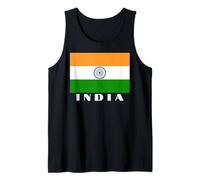 India Bandiera Desi Uomini Donne Bambini India Canotta