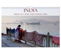 India, calendario da parete 2026 in formato DIN A4 orizzontale, con città e paesaggi magici, calendario da parete CALVENDO da 12 mesi
