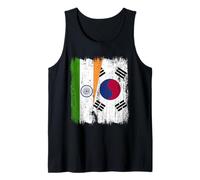 India Corea del Sud Mezza Bandiera Indiana Sud Corea Jersey Canotta
