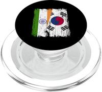 India Corea del Sud Mezza Bandiera Indiana Sud Corea Jersey PopSockets PopGrip per MagSafe