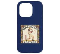 India Cricket Vintage Timbro Rupia con Paisley Art Retro Custodia per iPhone 15 Pro