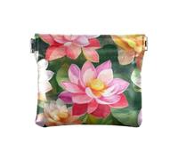 India Fiore Bellezza Estate Flowers_04778_3 Moda PU Leather Change Purse Impermeabile Portamonete per le Donne soporte de monedas para carro