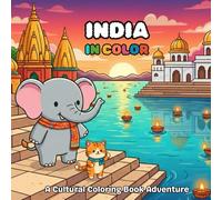 India in Color: A Cultural Coloring Book Adventure