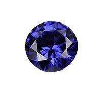 INDIA MADE 10.00 Ratti American Diamond Cubic Blue Zircon Stone Zirconia Gemma Originale Certificato Naturale-B0BF1157JP