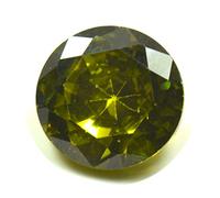INDIA MADE 10,25 pietre preziose sciolte taglio diamante certificato naturale zircone cubico verde Ratti per uomini e donne S-B0C6XXVF1G