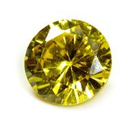 INDIA MADE 10,25 Ratti - 9,38 carati giallo zircone cubico forma ovale certificata Aaa+Rashi Ratna gemma per uomini e donne S-B087JPFGV8