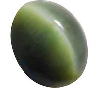 INDIA MADE 10,25 Ratti - 9,40 carati certificato occhio di gatto naturale (Ketu Lehsunia) gemma preziosa sciolta per uomini e donne S-B083FHGKJ1