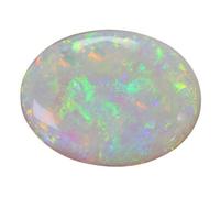 INDIA MADE 10,25 Ratti Fire Opal Stone Certified Natural Oval Shape A+ Quality Astrological Australian Fire Opal Loose Gemstone For Men And Women S-B0C1925B9Q, Argento, Zaffiro sintetico