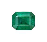 INDIA MADE 11,25 pietra preziosa verde dello smeraldo sciolto della pietra di Panna di Ratti per gli uomini e le donne (Gs153-B0DKFRJJC2