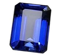 INDIA MADE 11,25 Ratti Neelam Stone certificata naturale originale (zaffiro blu) pietra della nascita | Rashi Ratan | (approvato lab) forma quadrata Aaaa+ gemma eccellente taglio quadrato -B0DPMM6WBD