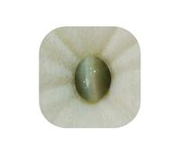 INDIA MADE 12.25 Pietra preziosa naturale di Lahsuniya Lehsuniya dell'occhio di gatto di Ratti con certificato di laboratorio-B0DJ965H67