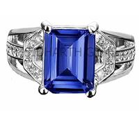 INDIA MADE 13.00 Ratti 12.50 carati Lab - Certificato Aaa+ qualità naturale zaffiro blu Neelam anello in argento regolabile per donne e uomini S-B0CKBVTW5G