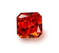 INDIA MADE 13.25 Ratti Squire Cut Natural Red Cubic Zirconia Gemma Certificato Lab Loose Gemstone Per Uomo O Donna-B0C1H54J6Y
