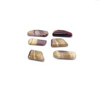 INDIA MADE 130 cts/6 pezzi diaspro naturale taglio fantasia pietre preziose Africa per easing-B07BYMFW1W