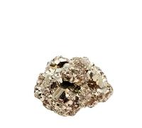 INDIA MADE 14.00 Ratti 13.00 carati Pirite Pietra Originale Pietra Per Ricchezza E Affari Fortuna/Vastu/Tavolo Da Lavoro Decore con Maggiore Potere Di Volontà E Manifestationg-B0CTXCM928