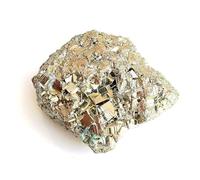 INDIA MADE 14.25 Ratti 13.00 carati naturale energizzata pirite dorata pietra originale cluster Stone-B0CTXFBN63