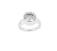 INDIA MADE 16.25 Ratti Qualità Naturale Rashi Ratna Astrologica Zircone Bianco Pietra Argento Anello Regolabile Per Uomini E Donne-B0C37GNQ3V, Argento, Zaffiro Creato, Argento, Zaffiro sintetico