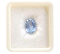 INDIA MADE 2.00 Ratti Natural Best Quailty Blue Sapphire (Neelam/Nilam) Pietra certificata in laboratorio Cylone Qualità Terra Mente Naturale Sfuso Gemma per uomini e donne - B0CF5VSTPV