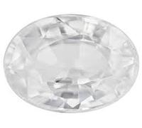 INDIA MADE 2,75 carati sciolto gemma Ceylon bianco zaffiro safed Pukhraj Bella gemma sciolta per donne e uomini S-B0BN44554Y, argento, zaffiro sintetico, argento, zaffiro creato, argento, Zaffiro
